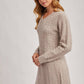 Mushroom Cabel Sweater Dress