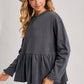 Ash Peplum Sweatshirt