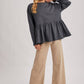 Ash Peplum Sweatshirt