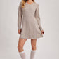 Mushroom Cabel Sweater Dress