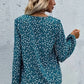 Blue Floral Long Sleeved