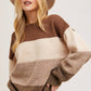 Mocha Colorblock Sweater