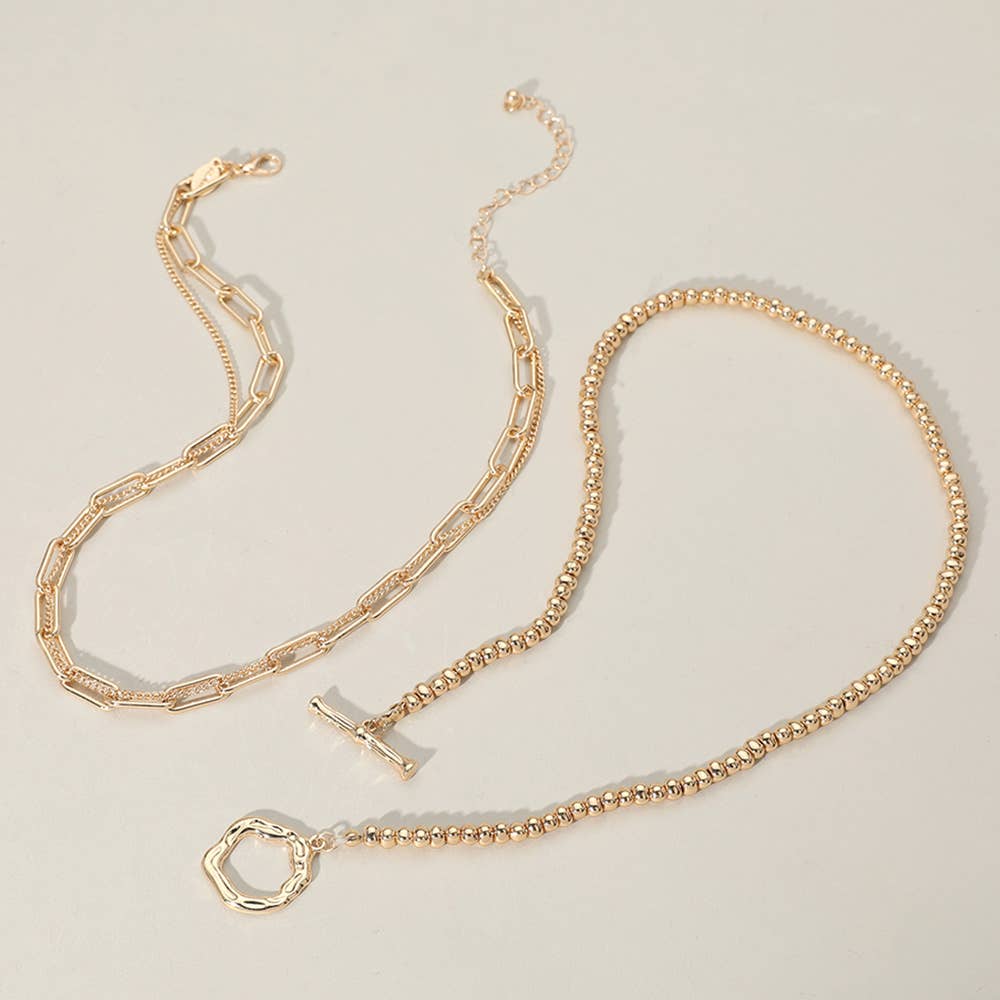 Gold Toggle Necklaces