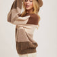 Mocha Colorblock Sweater