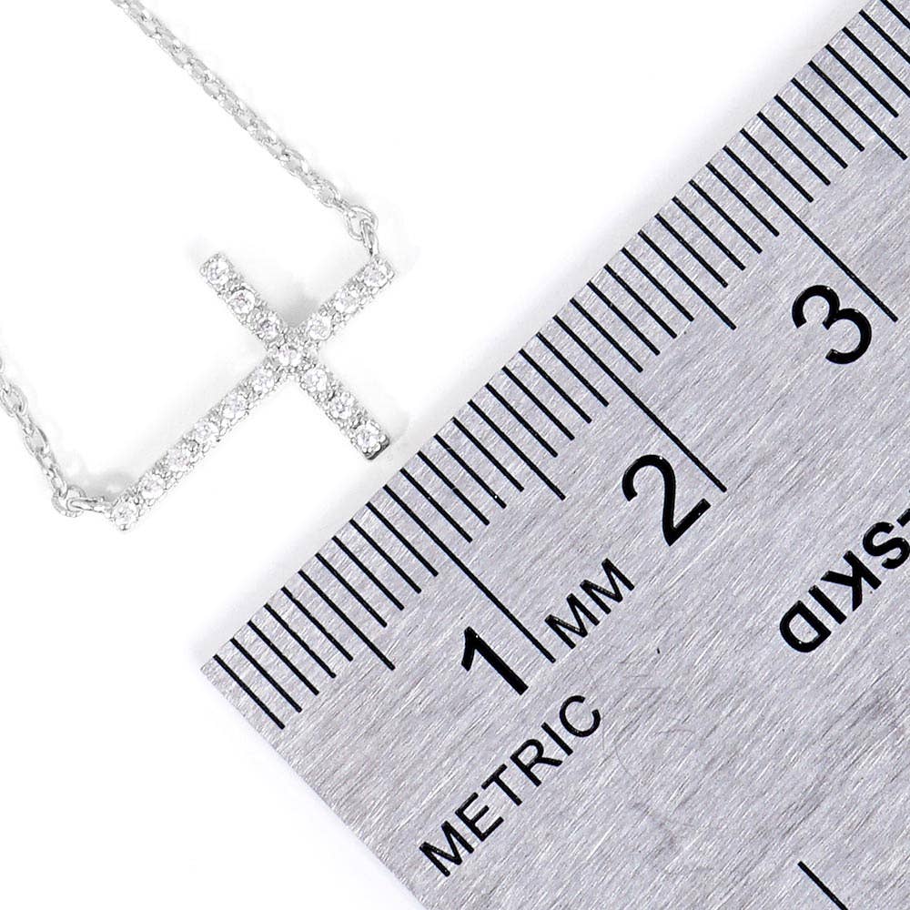 Silver Cross Necklace