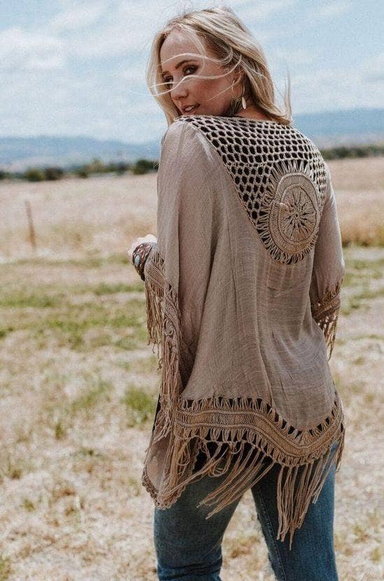 Dreamy Macramé Kimono