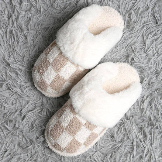 Checkered Slippers