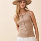 Oat Ribbed Tank