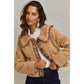 Taupe Sherpa Placket