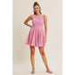 Orchid Pink Flare Mini Dress