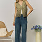 BOHO FLORAL CROCHET LACE VEST- LET4303: Beige / ONESIZE(6)