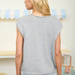 Heather Grey Sleeveless Sweater