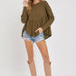Olive Babydoll Top
