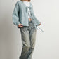 Knot Front Long Sleeve V-Neck Cardigan - BMC7914: TAUPE / M