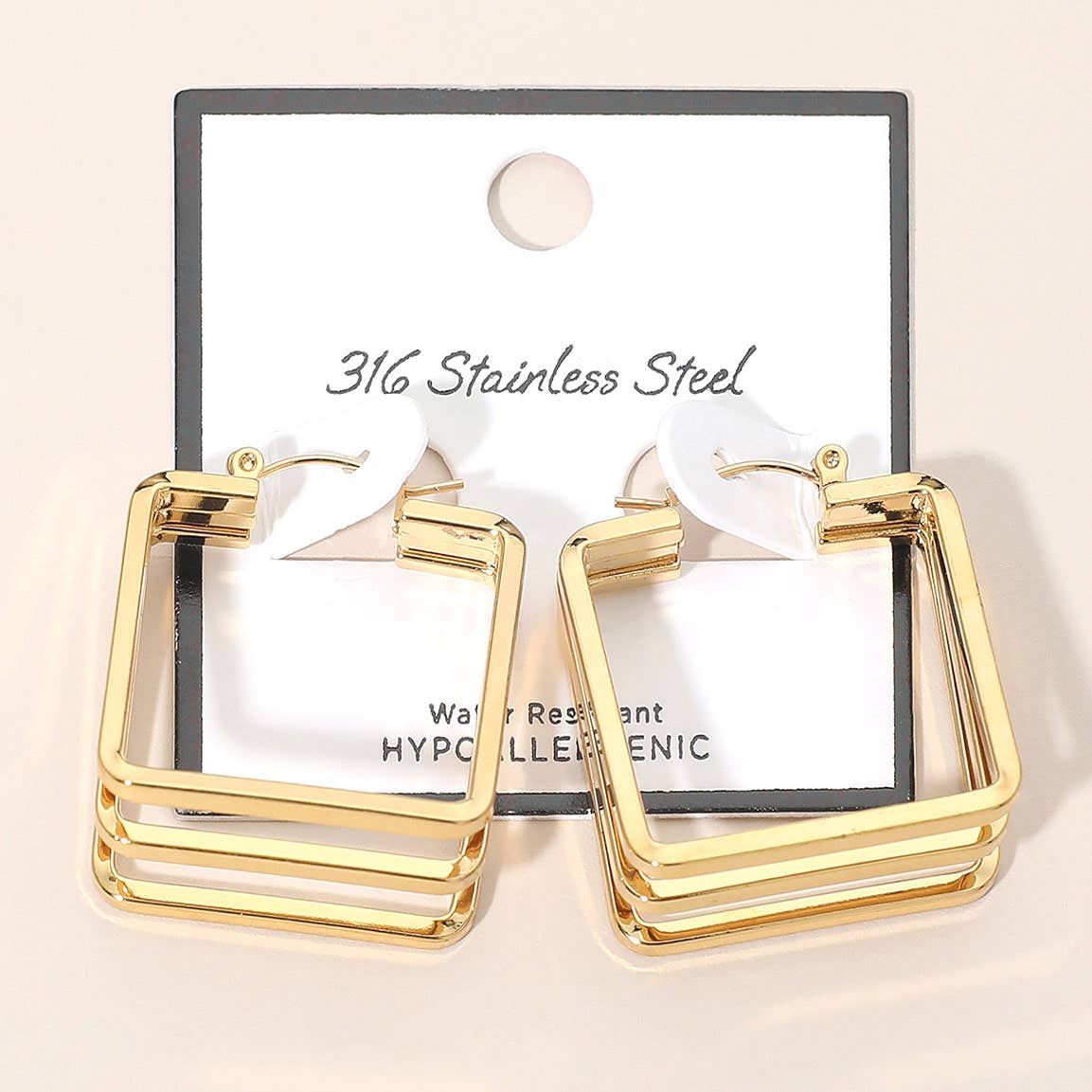 Square Hoop Earrings