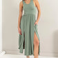 Green Sleeveless Jersey Mid