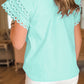 Mint Green Frilled Blouse