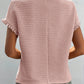 Light Pink Textured Blouse