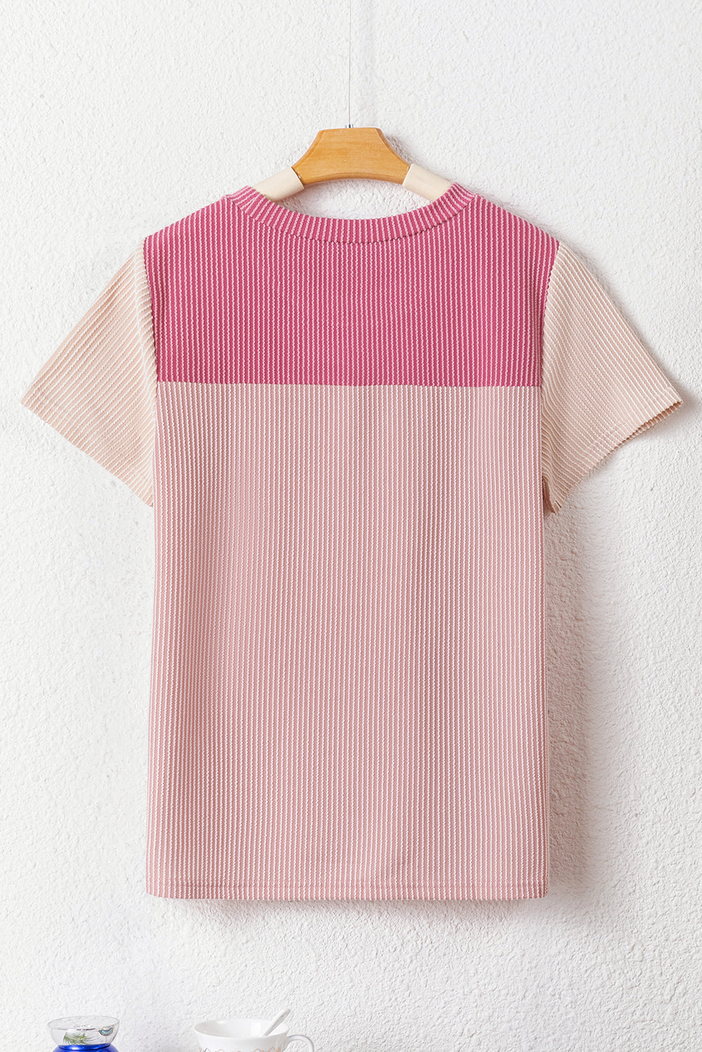 Pink Colorblock T-Shirt