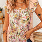 Pink Floral Patchwork Blouse