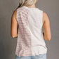 Brown Stripe Tank