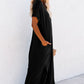 Black Maxi T-shirt Dress
