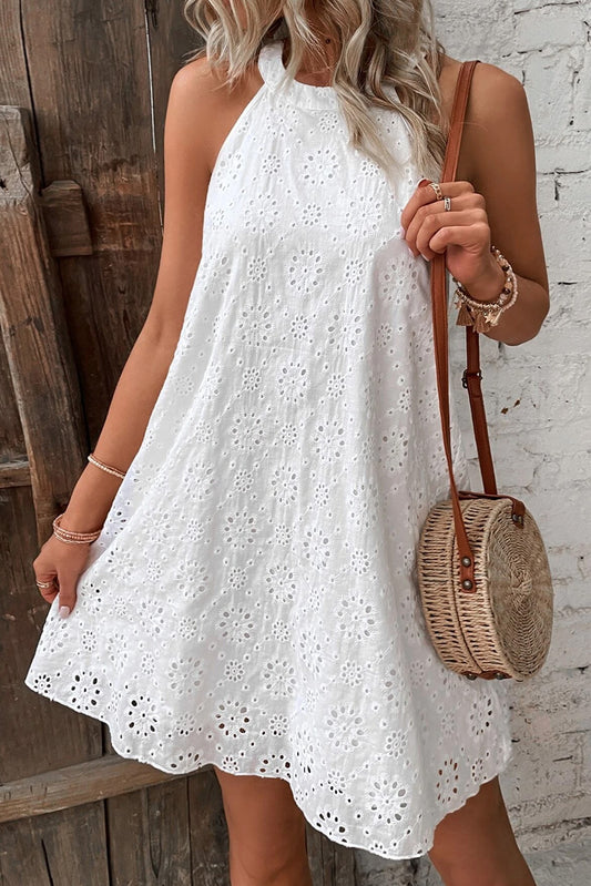 White Eyelet Dress