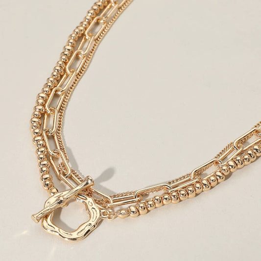 Gold Toggle Necklaces