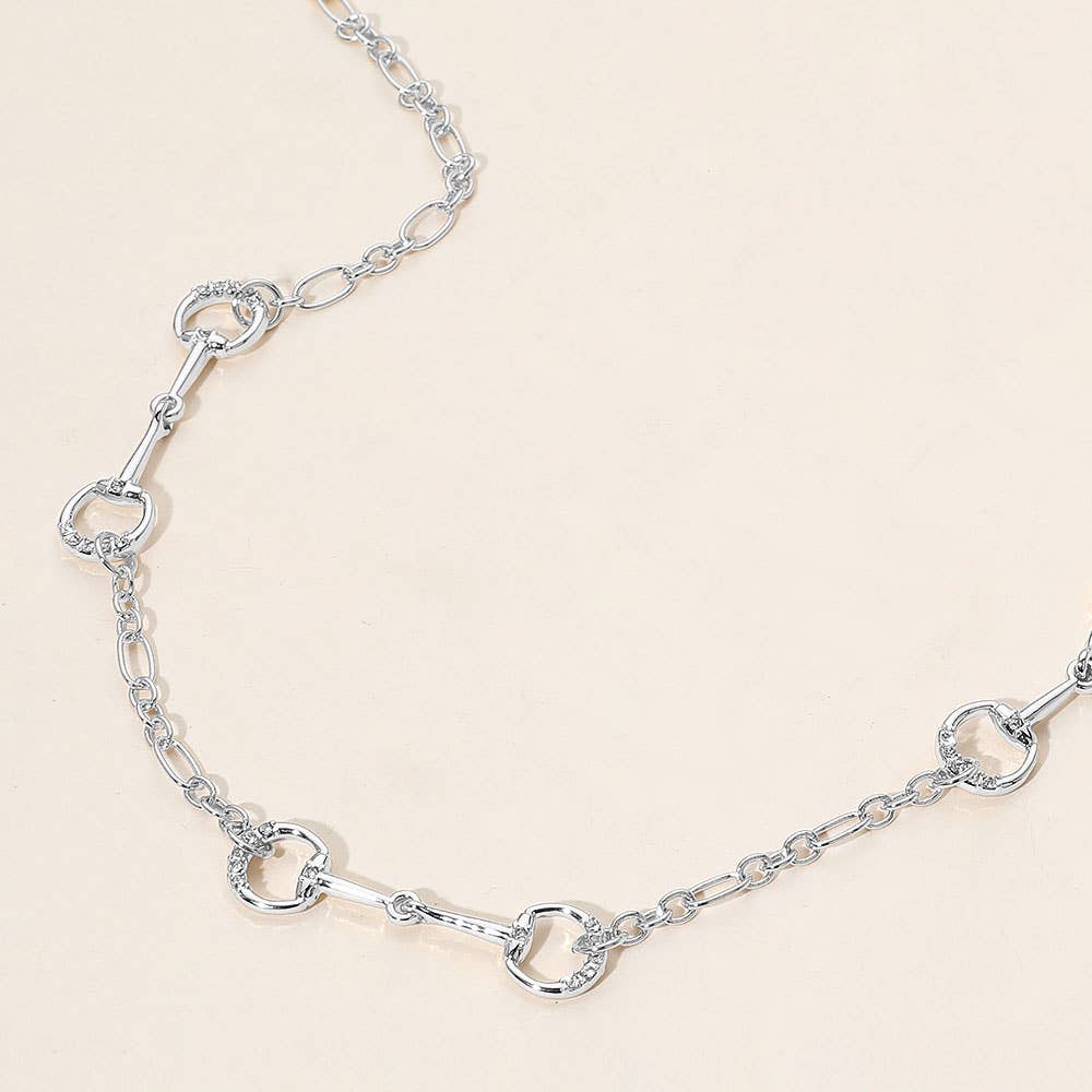 Horsebit Link Necklace