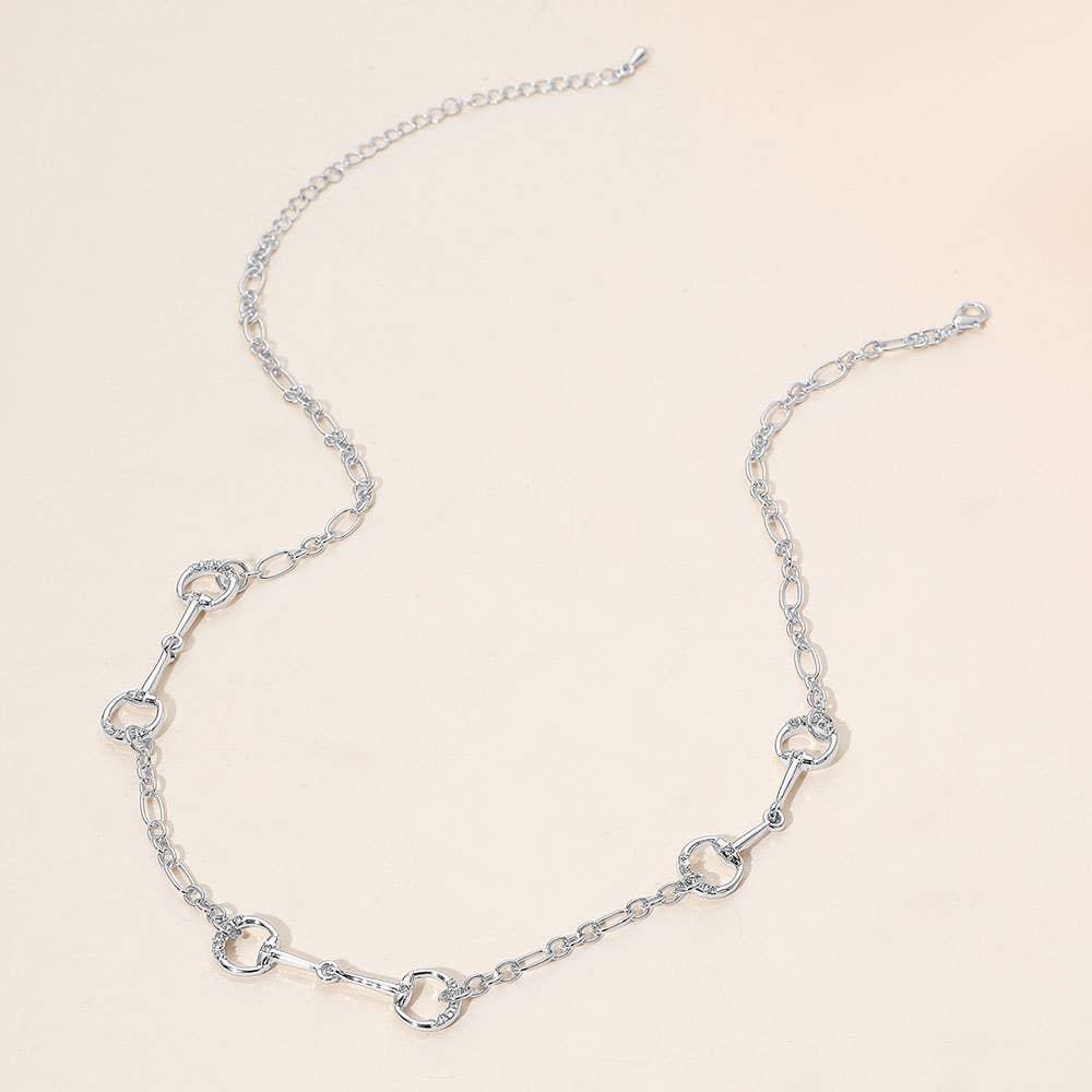 Horsebit Link Necklace