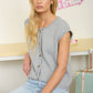 Heather Grey Sleeveless Sweater