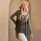 Stonewashed Women Top