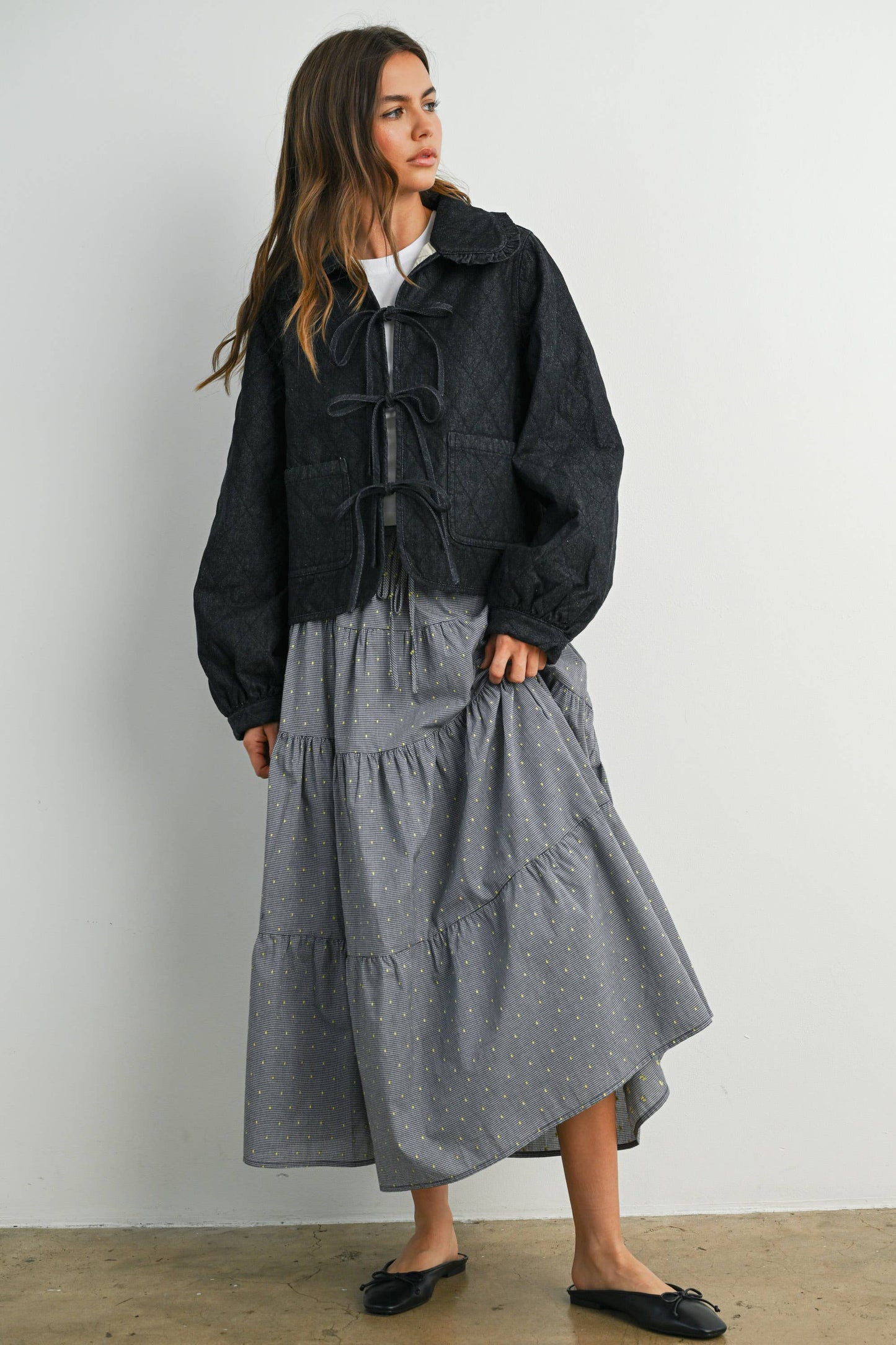 Black Quilted Jacket