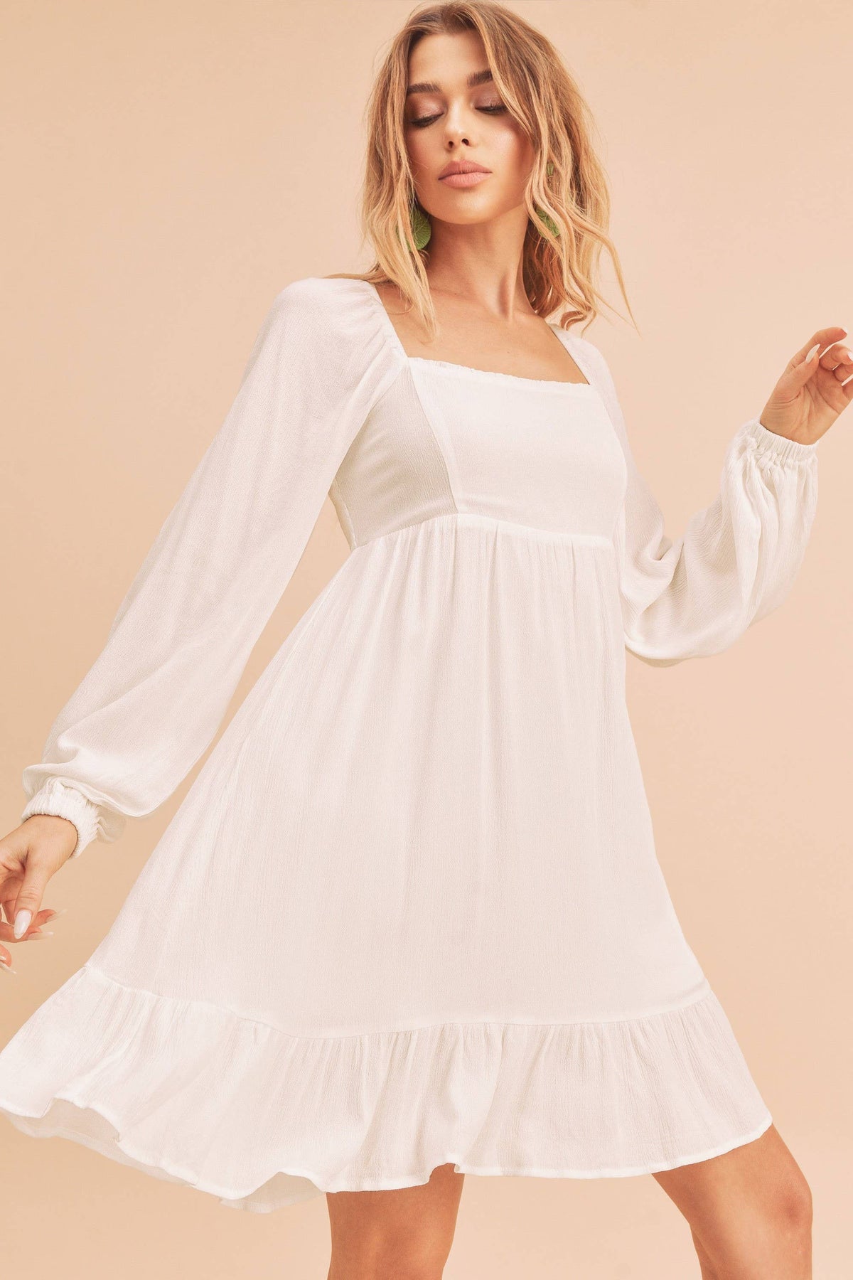 426AK Taya Dress 5: Eucalyptus / S / Dress