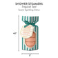 Tropical Teal Shower Steamers