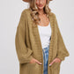 Olive Chunky Cardigan