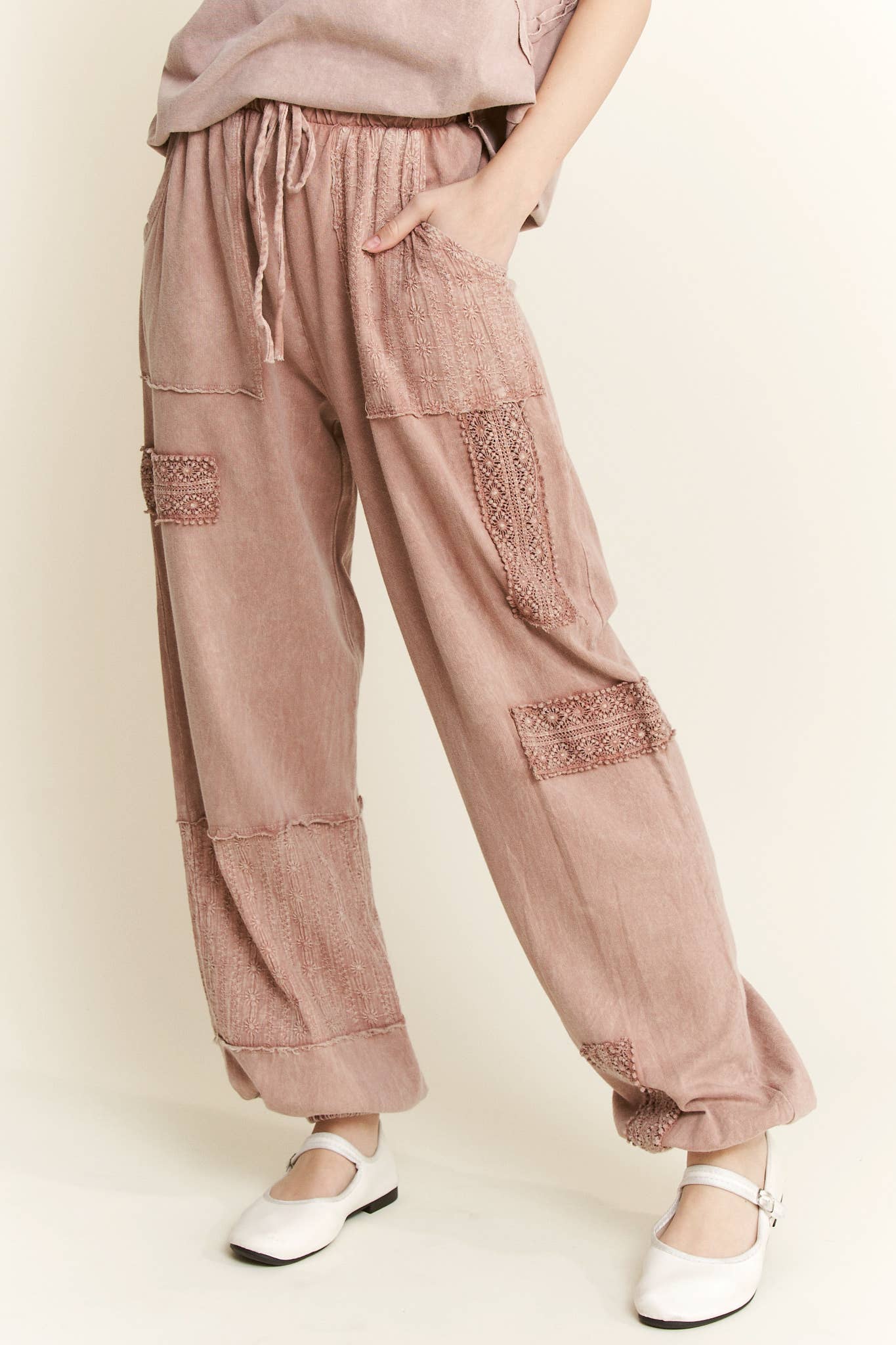 Sugar Rose detailed Joggers