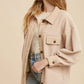 Natural Fleece Shacket