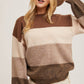 Mocha Colorblock Sweater