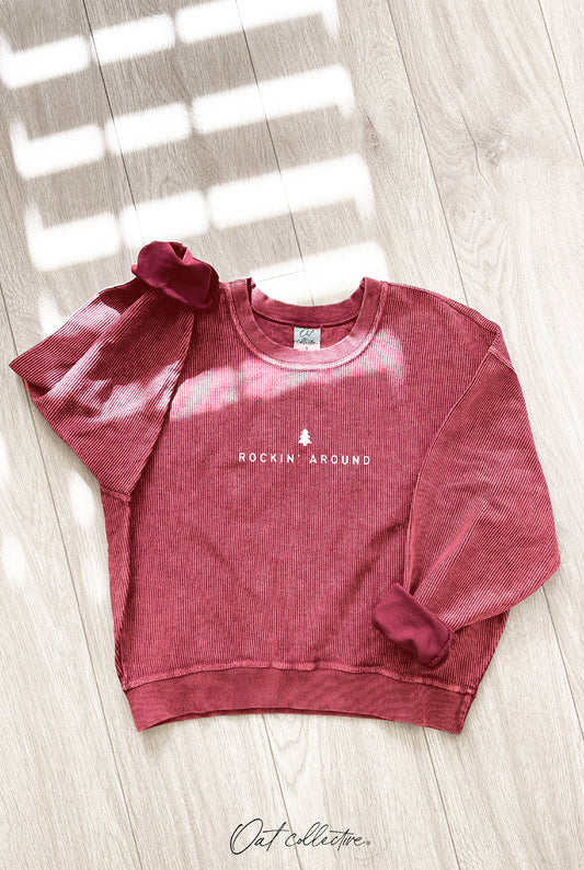 Cranberry Rockin' Around Pullover