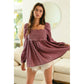 Violet Eyelet Top