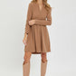 Soft Mocha Mini Dress