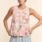 Pink Lace Babydoll Tank