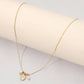 Floral Charm Pendant Necklace