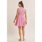 Orchid Pink Flare Mini Dress