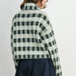 Fall Check Turtleneck Sweater - BMW7532: TAUPE MULTI / S