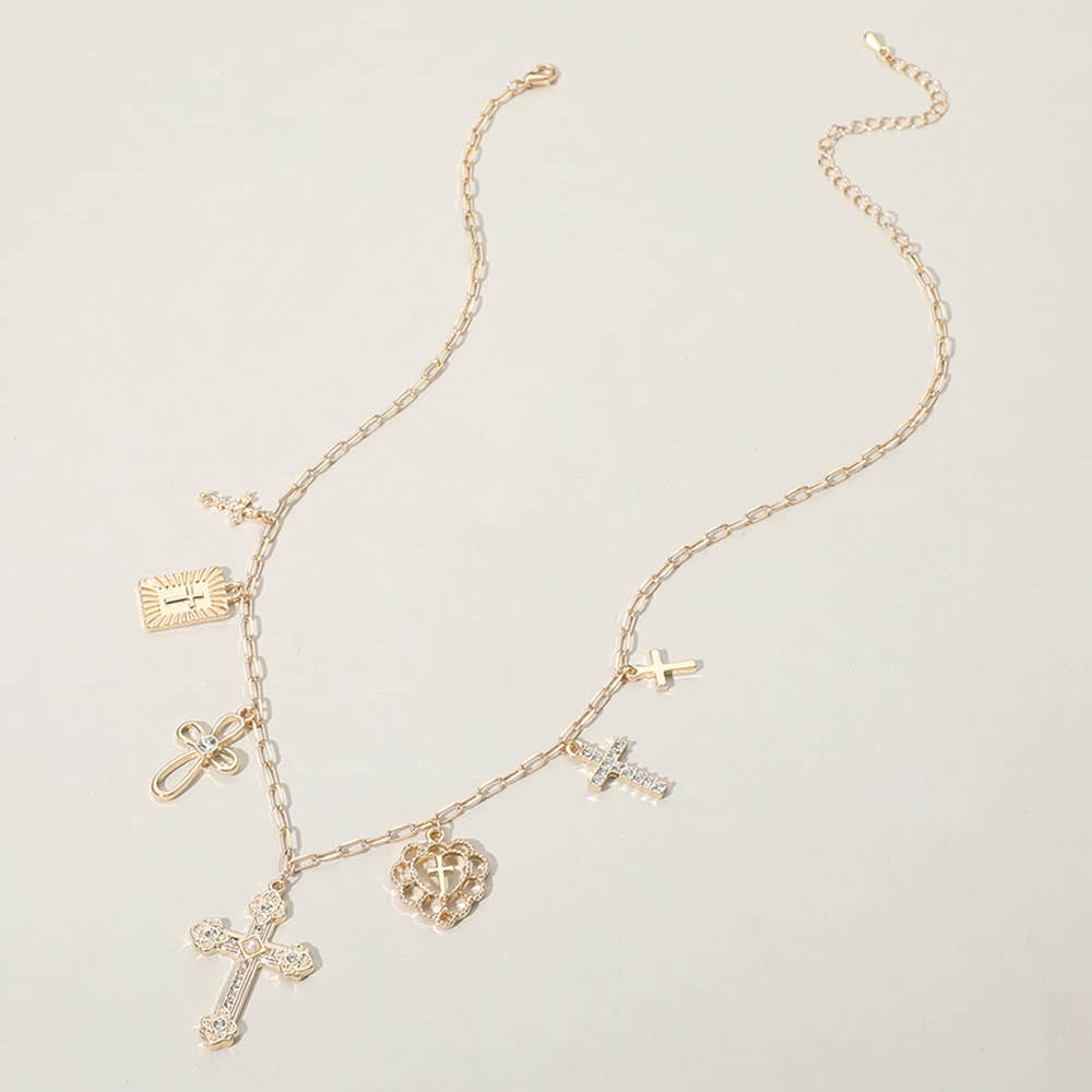 Cross Charm Necklace