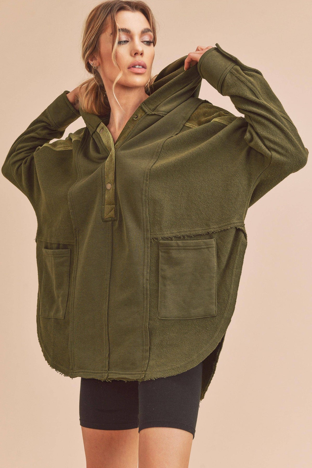 545AK Dove Pullover 5: Oat / L / Outerwear