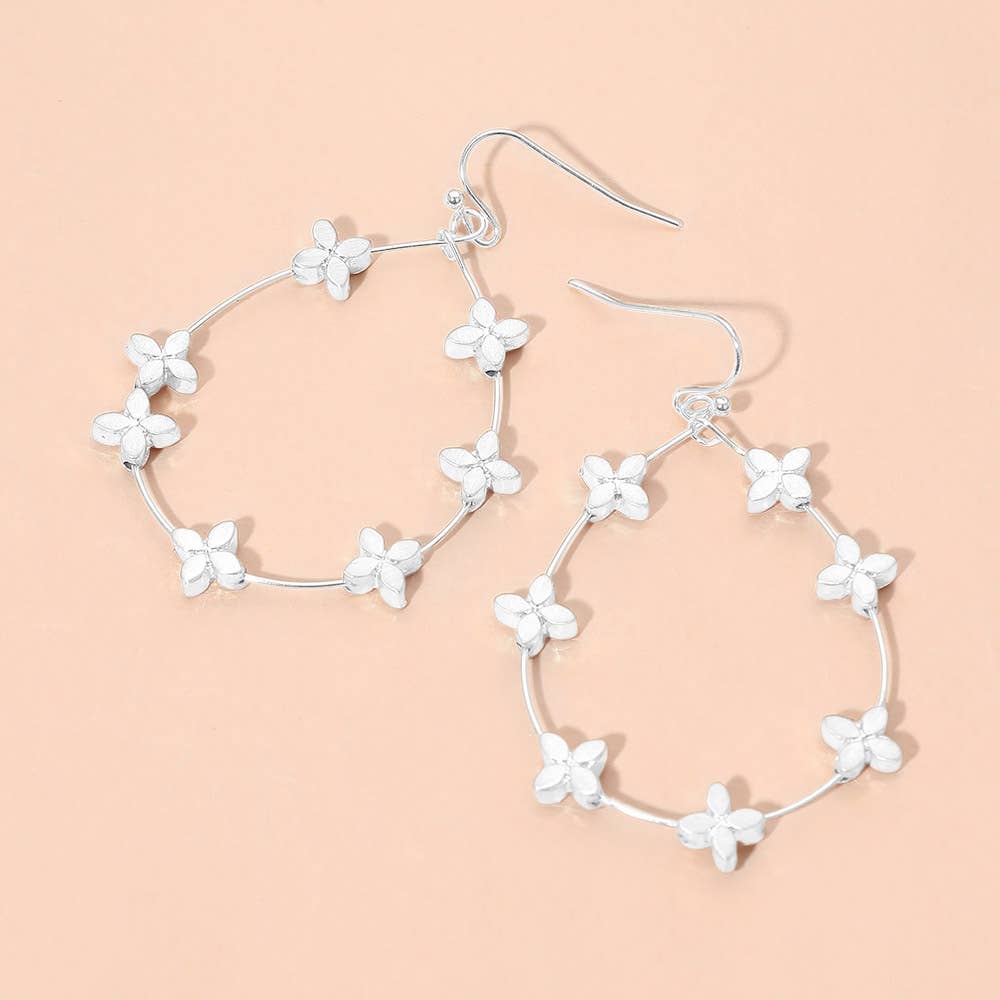 Metal Teardrop Earrings