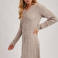 Mushroom Cabel Sweater Dress